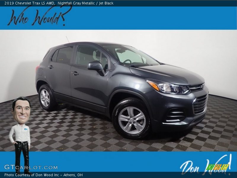 Nightfall Gray Metallic / Jet Black 2019 Chevrolet Trax LS AWD