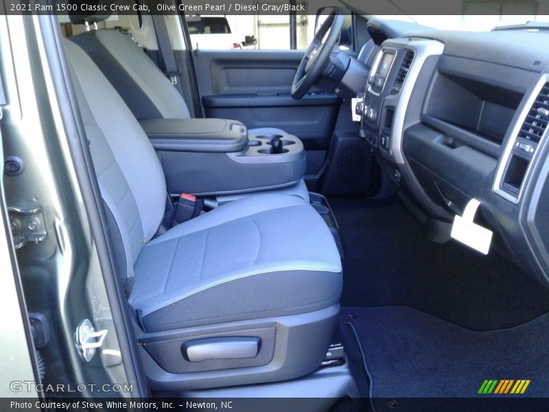 Front Seat of 2021 1500 Classic Crew Cab