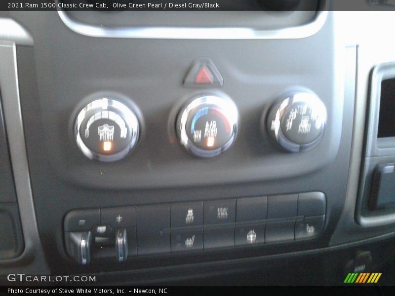 Olive Green Pearl / Diesel Gray/Black 2021 Ram 1500 Classic Crew Cab