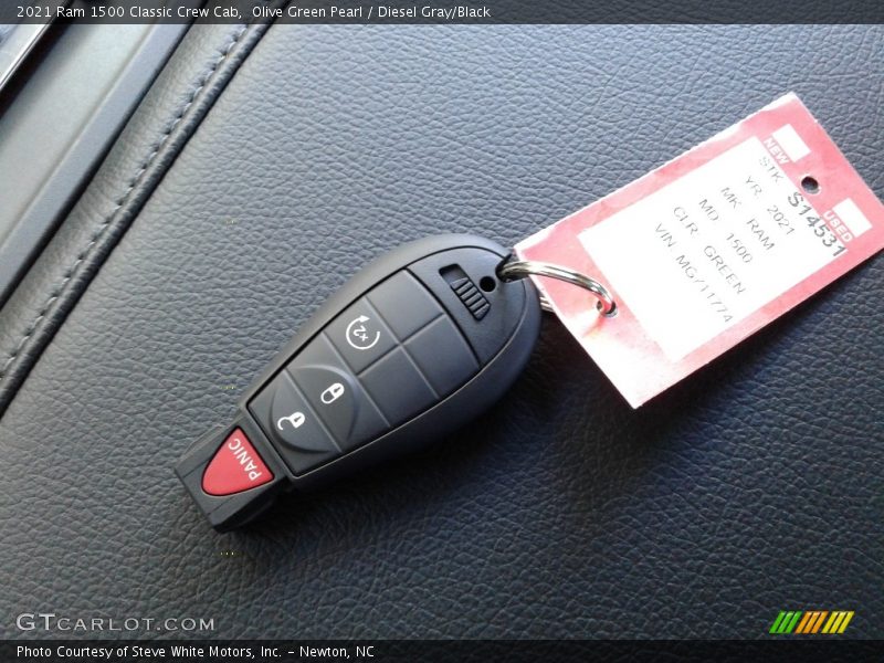 Olive Green Pearl / Diesel Gray/Black 2021 Ram 1500 Classic Crew Cab