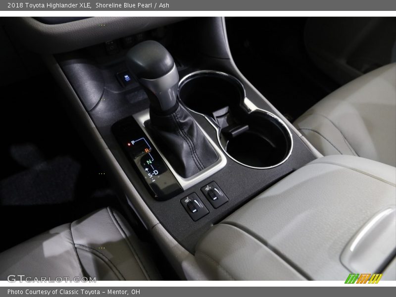 Shoreline Blue Pearl / Ash 2018 Toyota Highlander XLE
