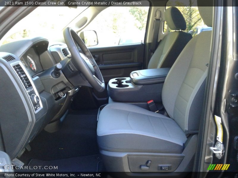 Front Seat of 2021 1500 Classic Crew Cab