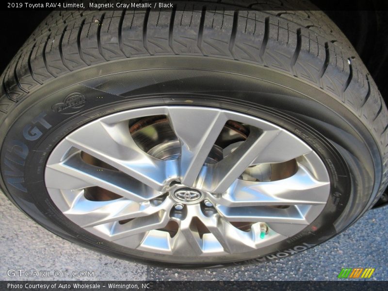 Magnetic Gray Metallic / Black 2019 Toyota RAV4 Limited