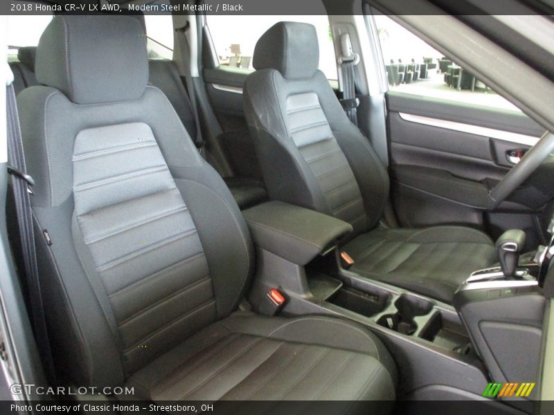 Modern Steel Metallic / Black 2018 Honda CR-V LX AWD