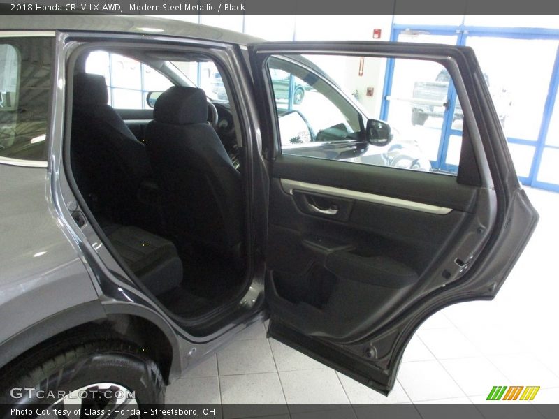Modern Steel Metallic / Black 2018 Honda CR-V LX AWD
