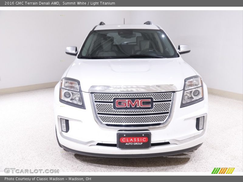 Summit White / Light Titanium 2016 GMC Terrain Denali AWD