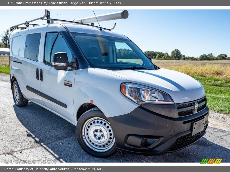 Bright White / Black 2015 Ram ProMaster City Tradesman Cargo Van