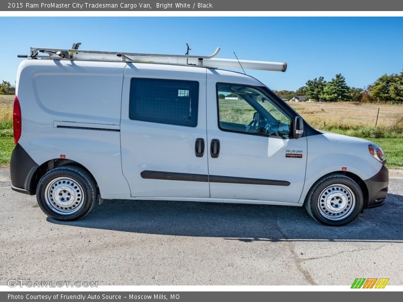 Bright White / Black 2015 Ram ProMaster City Tradesman Cargo Van