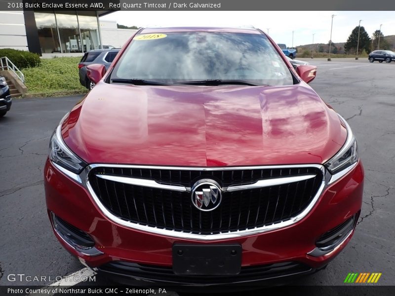 Red Quartz Tintcoat / Dark Galvanized 2018 Buick Enclave Essence AWD