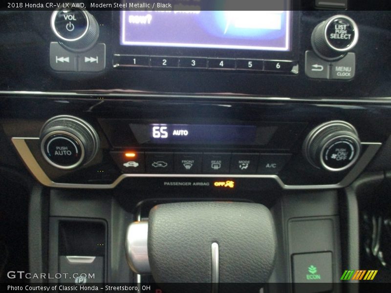 Modern Steel Metallic / Black 2018 Honda CR-V LX AWD