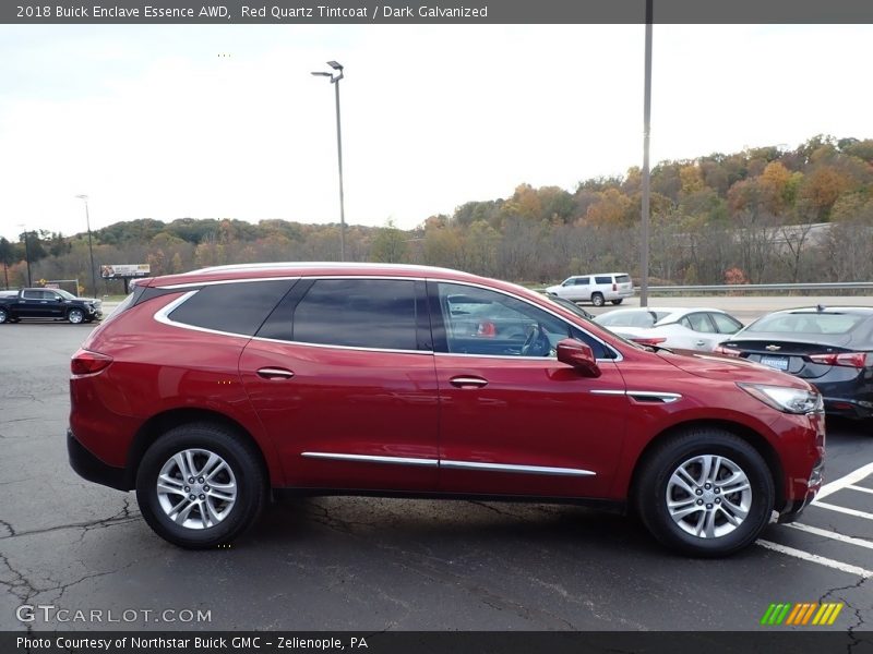 Red Quartz Tintcoat / Dark Galvanized 2018 Buick Enclave Essence AWD
