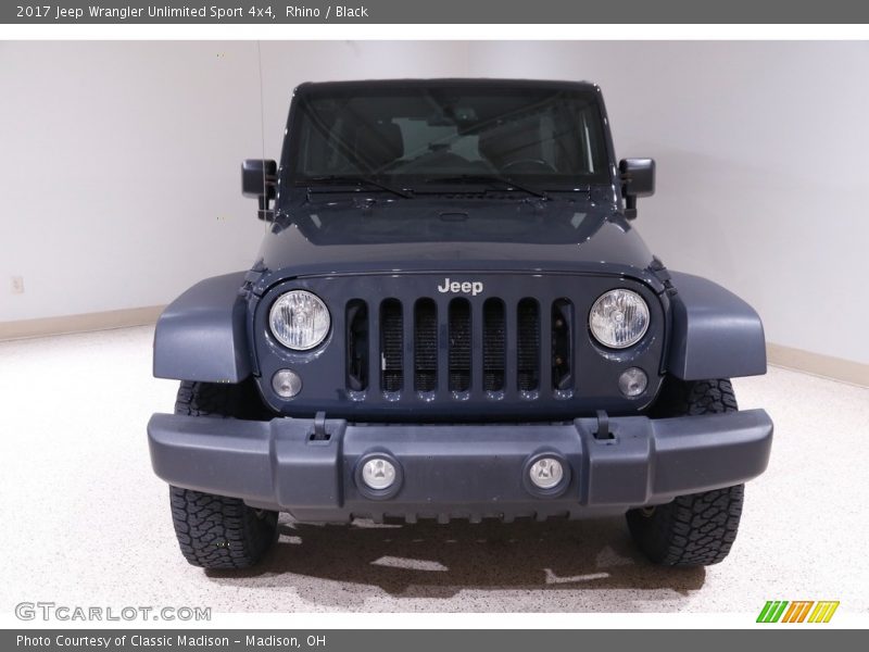 Rhino / Black 2017 Jeep Wrangler Unlimited Sport 4x4