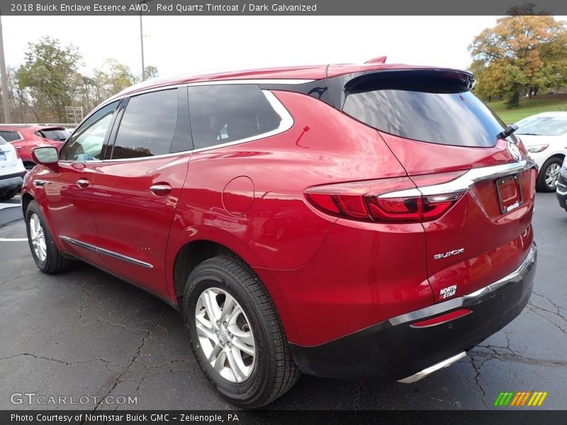 Red Quartz Tintcoat / Dark Galvanized 2018 Buick Enclave Essence AWD