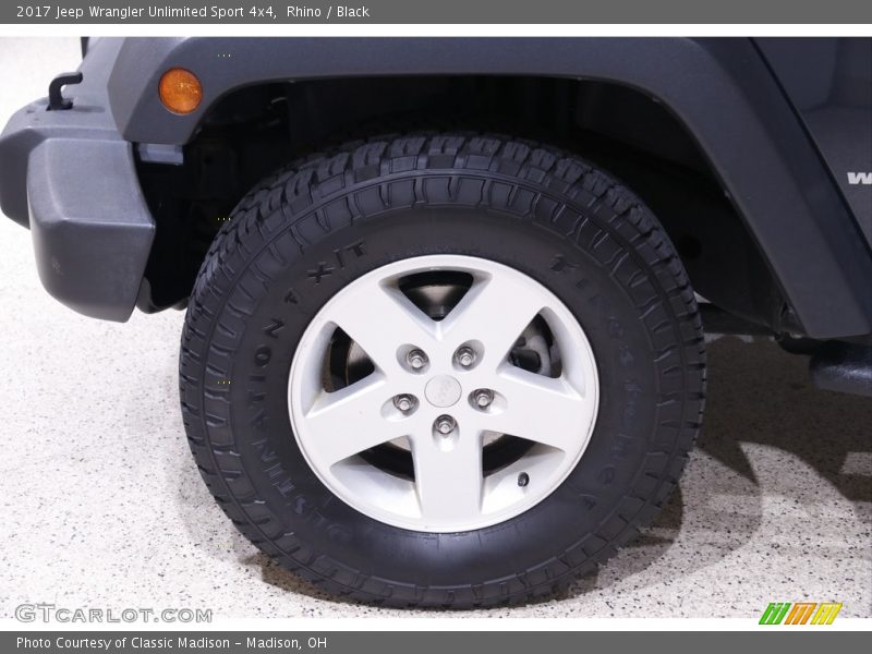 Rhino / Black 2017 Jeep Wrangler Unlimited Sport 4x4