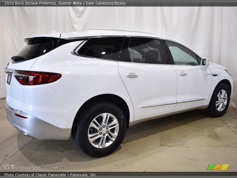 Summit White / Dark Galvinized/Ebony 2020 Buick Enclave Preferred