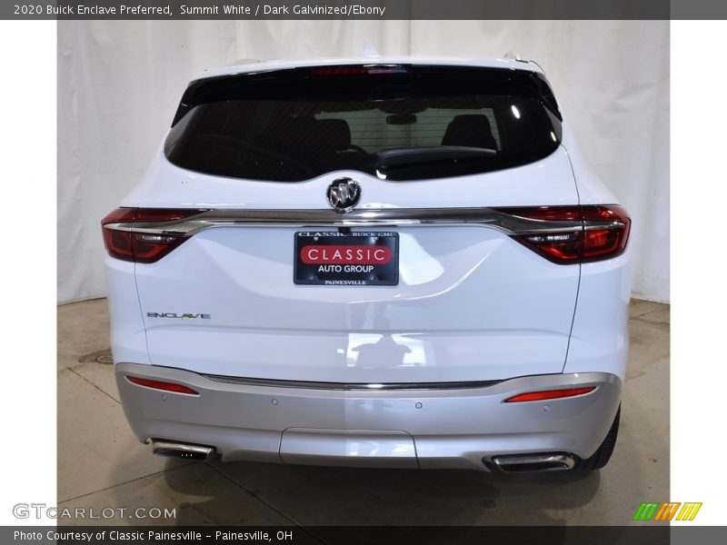Summit White / Dark Galvinized/Ebony 2020 Buick Enclave Preferred