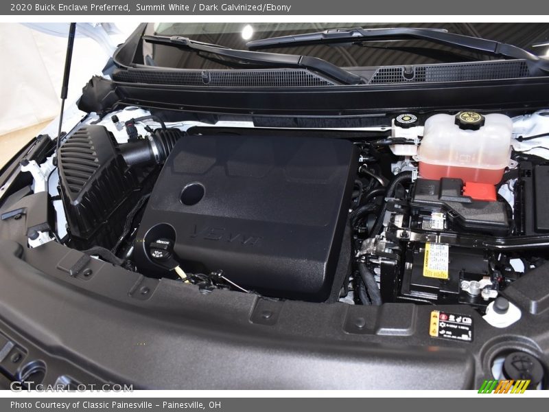 Summit White / Dark Galvinized/Ebony 2020 Buick Enclave Preferred
