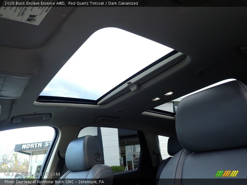 Red Quartz Tintcoat / Dark Galvanized 2018 Buick Enclave Essence AWD
