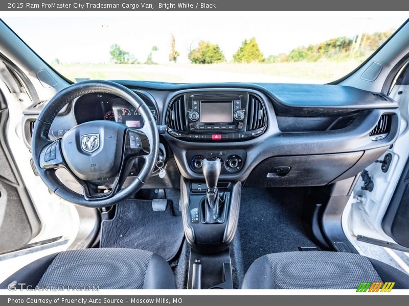 Bright White / Black 2015 Ram ProMaster City Tradesman Cargo Van