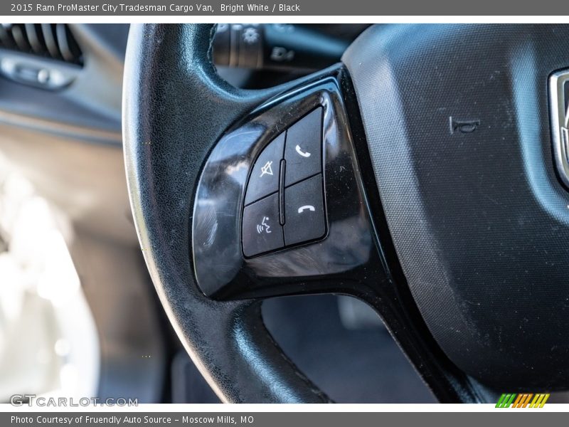 Bright White / Black 2015 Ram ProMaster City Tradesman Cargo Van