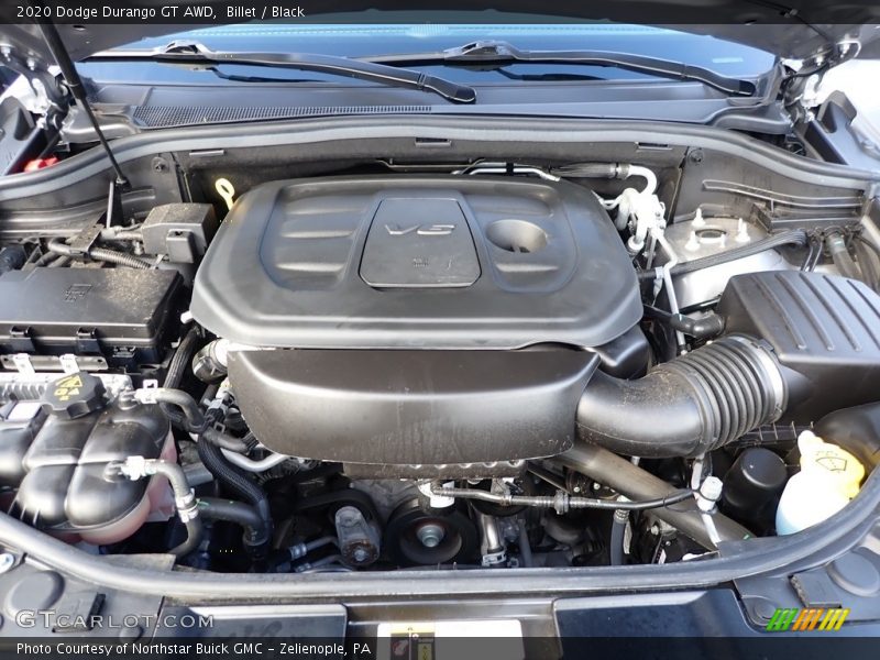 Billet / Black 2020 Dodge Durango GT AWD