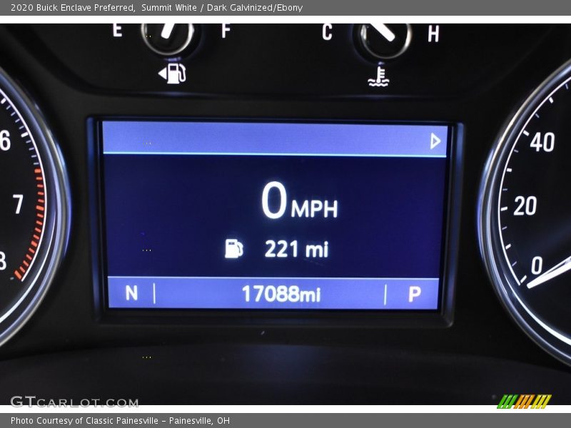 Summit White / Dark Galvinized/Ebony 2020 Buick Enclave Preferred