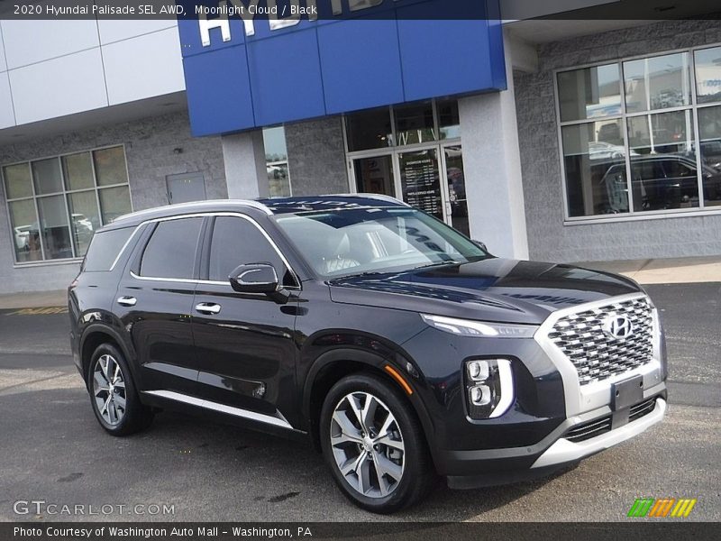 Moonlight Cloud / Black 2020 Hyundai Palisade SEL AWD