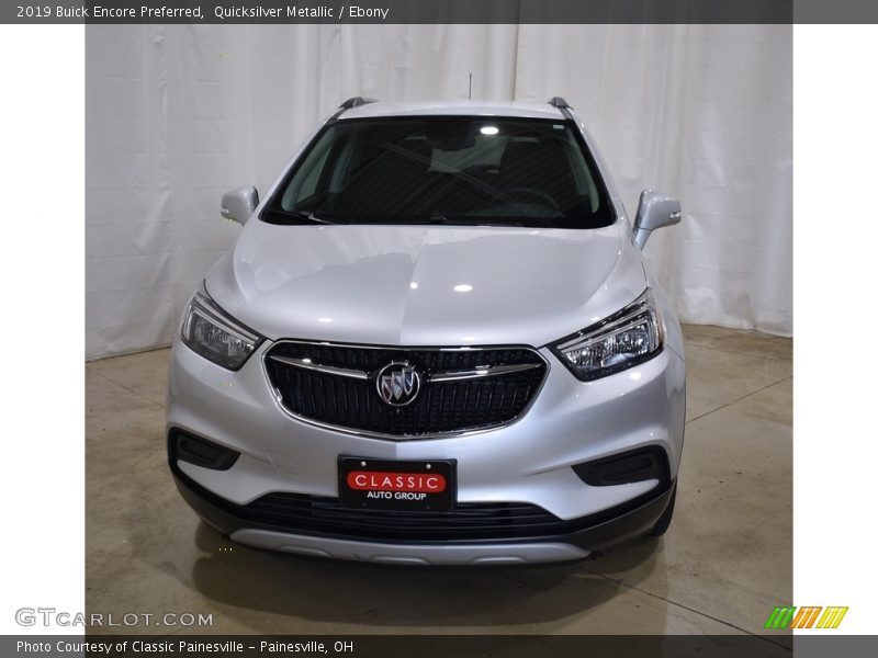 Quicksilver Metallic / Ebony 2019 Buick Encore Preferred