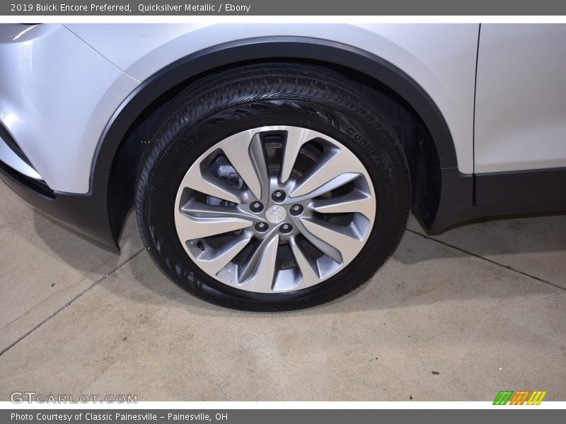 Quicksilver Metallic / Ebony 2019 Buick Encore Preferred