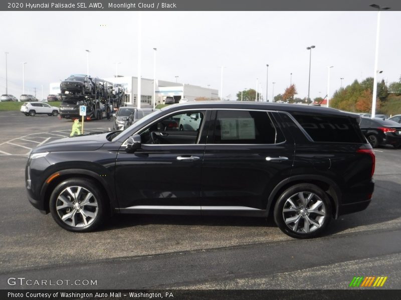 Moonlight Cloud / Black 2020 Hyundai Palisade SEL AWD