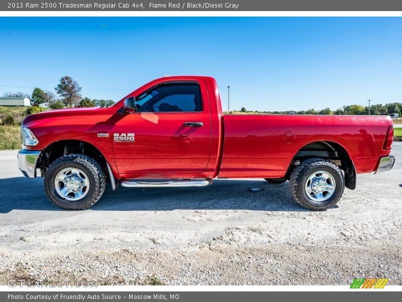  2013 2500 Tradesman Regular Cab 4x4 Flame Red