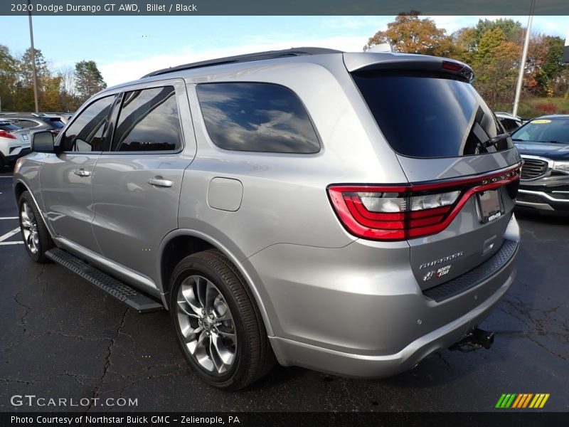 Billet / Black 2020 Dodge Durango GT AWD