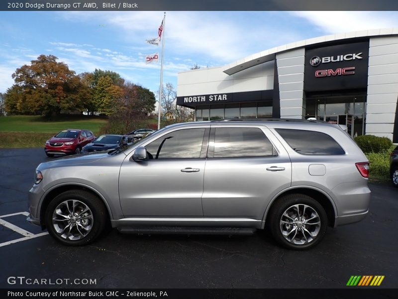 Billet / Black 2020 Dodge Durango GT AWD