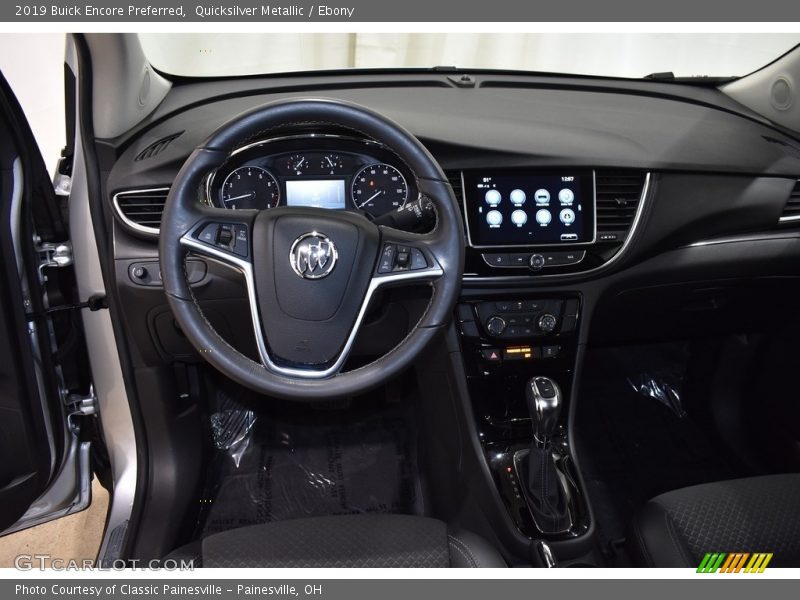 Quicksilver Metallic / Ebony 2019 Buick Encore Preferred