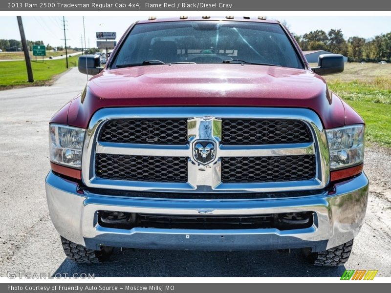Flame Red / Black/Diesel Gray 2013 Ram 2500 Tradesman Regular Cab 4x4