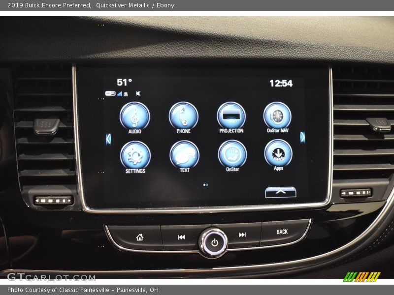 Quicksilver Metallic / Ebony 2019 Buick Encore Preferred