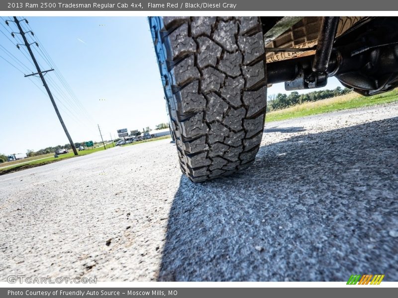 Flame Red / Black/Diesel Gray 2013 Ram 2500 Tradesman Regular Cab 4x4