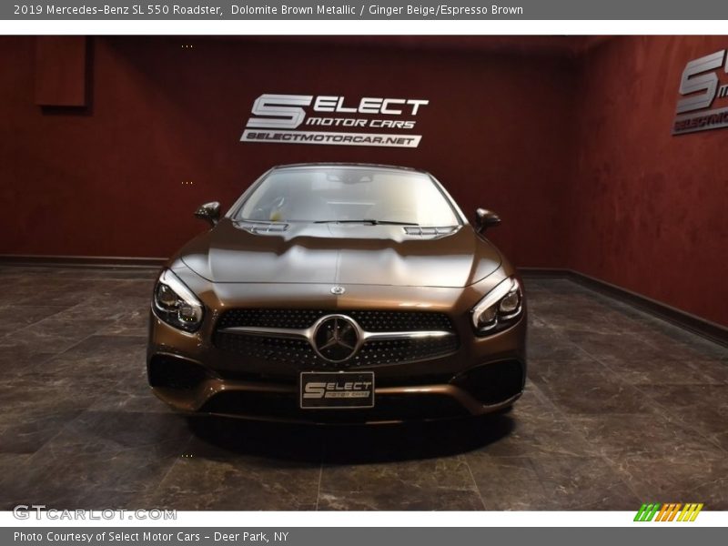 Dolomite Brown Metallic / Ginger Beige/Espresso Brown 2019 Mercedes-Benz SL 550 Roadster