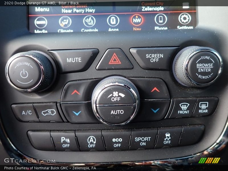 Billet / Black 2020 Dodge Durango GT AWD