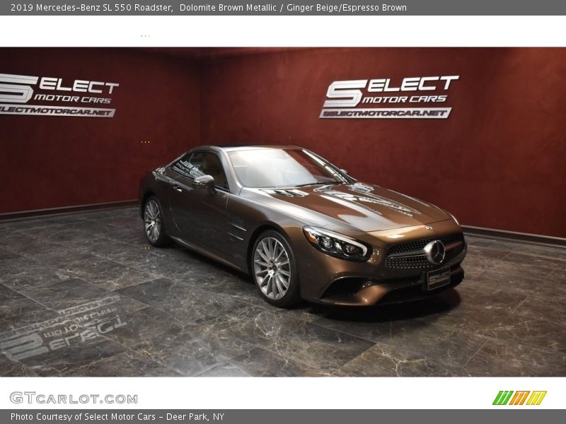 Dolomite Brown Metallic / Ginger Beige/Espresso Brown 2019 Mercedes-Benz SL 550 Roadster