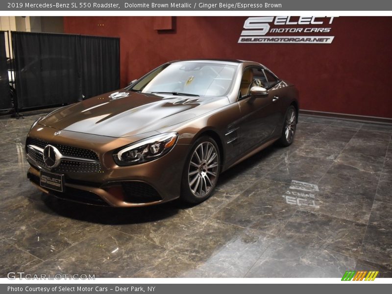 Dolomite Brown Metallic / Ginger Beige/Espresso Brown 2019 Mercedes-Benz SL 550 Roadster