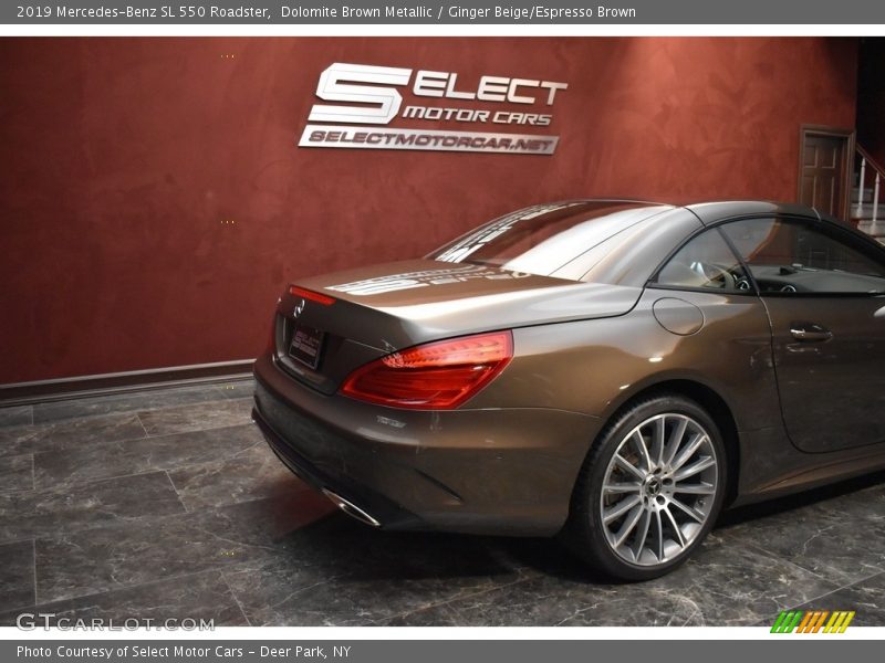 Dolomite Brown Metallic / Ginger Beige/Espresso Brown 2019 Mercedes-Benz SL 550 Roadster
