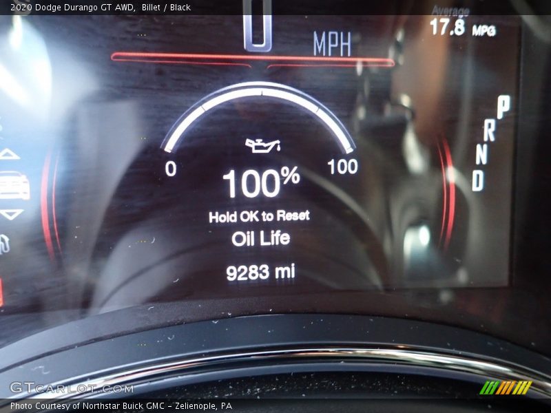 Billet / Black 2020 Dodge Durango GT AWD