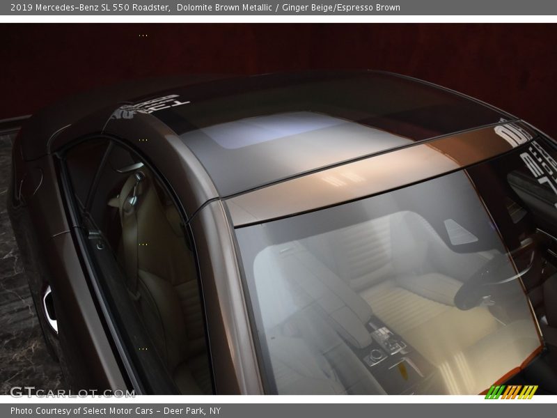 Dolomite Brown Metallic / Ginger Beige/Espresso Brown 2019 Mercedes-Benz SL 550 Roadster