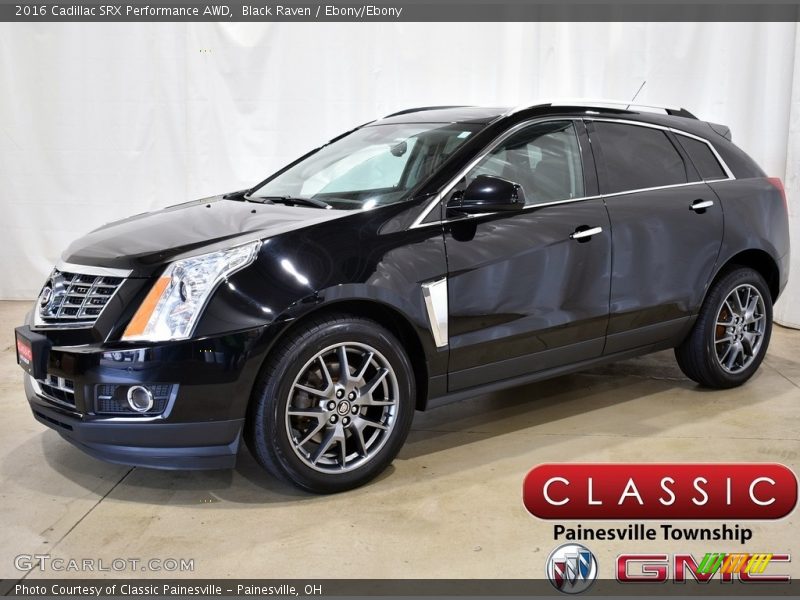 Black Raven / Ebony/Ebony 2016 Cadillac SRX Performance AWD