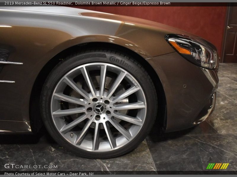 Dolomite Brown Metallic / Ginger Beige/Espresso Brown 2019 Mercedes-Benz SL 550 Roadster