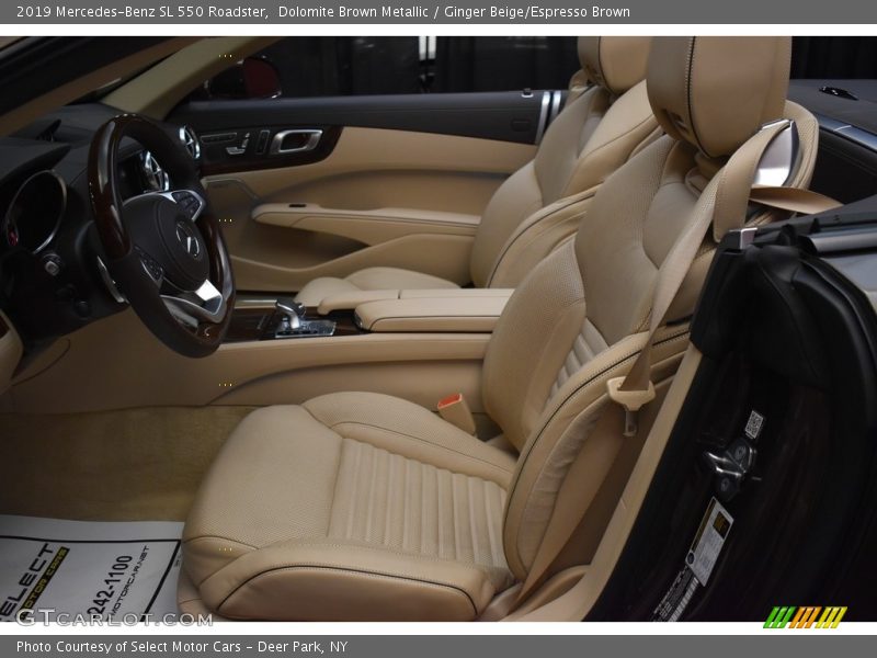Dolomite Brown Metallic / Ginger Beige/Espresso Brown 2019 Mercedes-Benz SL 550 Roadster