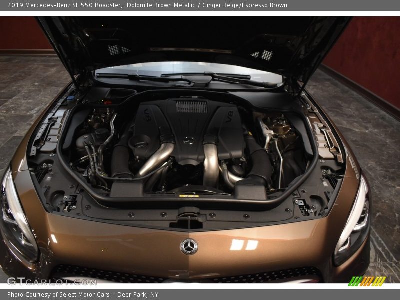 Dolomite Brown Metallic / Ginger Beige/Espresso Brown 2019 Mercedes-Benz SL 550 Roadster
