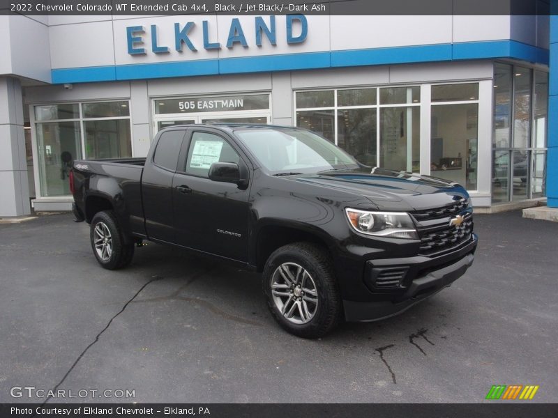 Black / Jet Black/­Dark Ash 2022 Chevrolet Colorado WT Extended Cab 4x4