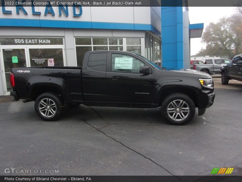 Black / Jet Black/­Dark Ash 2022 Chevrolet Colorado WT Extended Cab 4x4